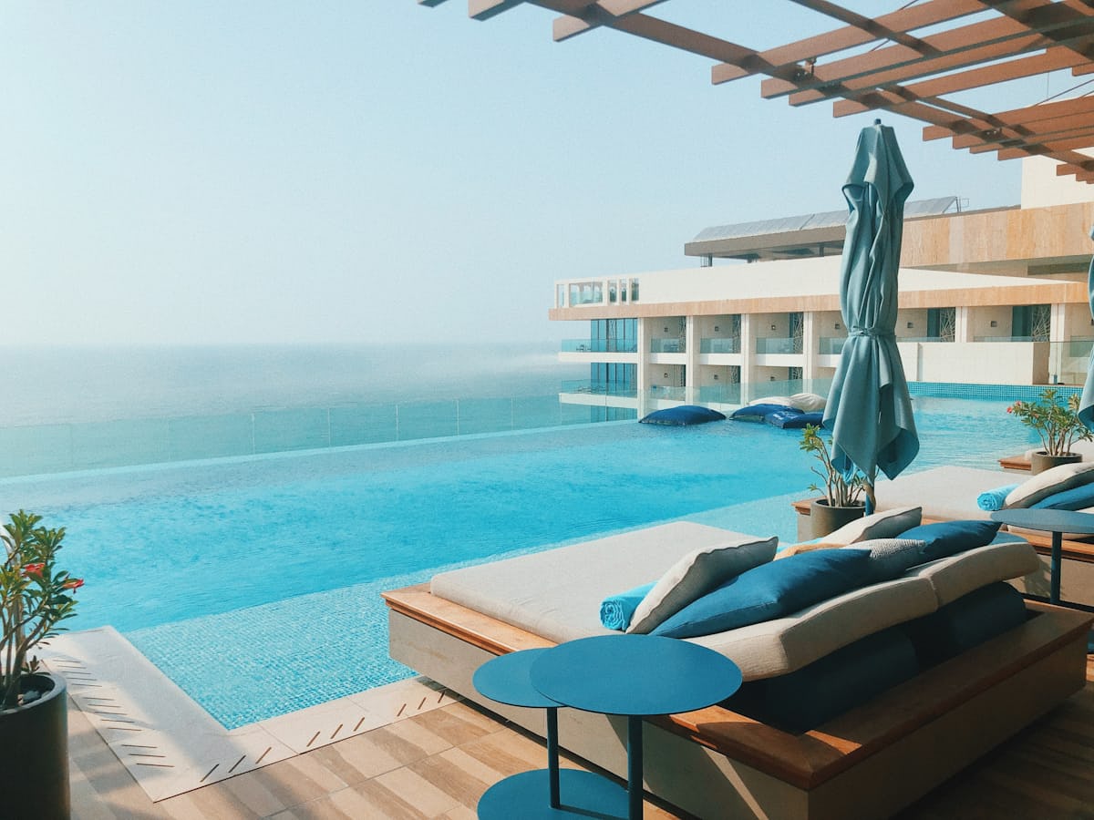 Whiteharp hotel pool and resort exterior